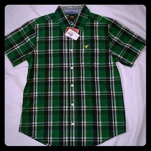 !Price Drop! Wrangler Boys Plaid Button Down Shirt